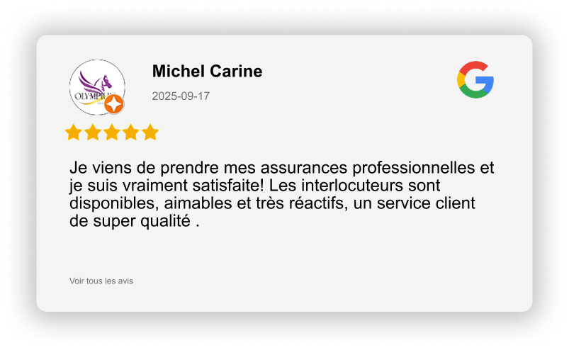 Avis Google cinq étoiles sur Abela assurances d'un client satisfait